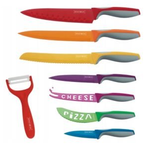 ROYALTYLINE COL7A 7pc Set Stainless-Steel Kitchen knife