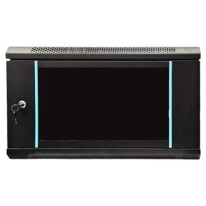 CIS G6406 6U Wall-Mount Data Cabinet, 19'', Flatpack, Black, H35.0xW60.0xD45.0 cm