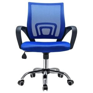 CIS UT-C325 Office Chair, Fabric, Black/Blue
