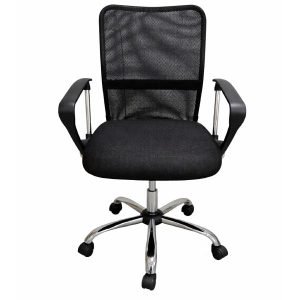 CIS UT-C161L Office Chair, Fabric, Black