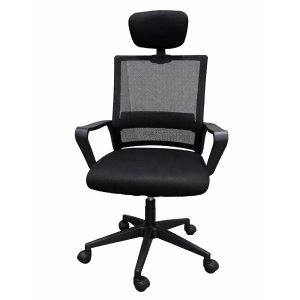 CIS UT-C611H Office Chair, Fabric, Black
