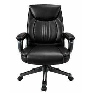 CIS UT-C6608 Office Chair, PU Leather, Black