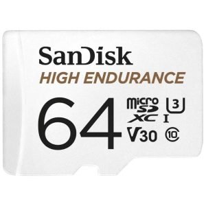 SANDISK High Endurance MicroSDXC 64GB Memory Card