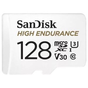 SANDISK High Endurance MicroSDXC 128GB Memory Card
