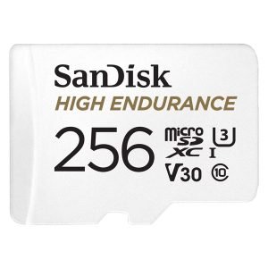 SANDISK High Endurance MicroSDXC 256GB Memory Card