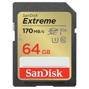 SANDISK Extreme SDXC 64GB Memory Card