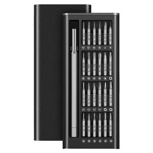6024 Precision Screwdriver Pocket Set, 25 precision bits, Grey