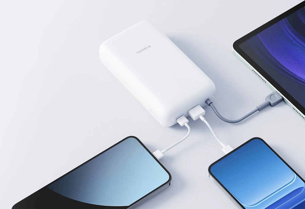 xiaomi bhr9740gl mi 20000mah 3*ports powerbank