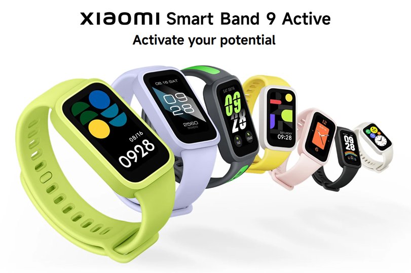 xiaomi smart bank 9 active smartwatch, green