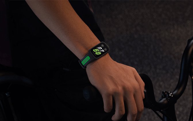 xiaomi smart bank 9 active smartwatch, green