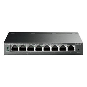 TP-Link TL-SG108PE 8-Port (4*PoE+) Gigabit Easy Smart Network Switch 10/100/1000Mbps Desktop Metal