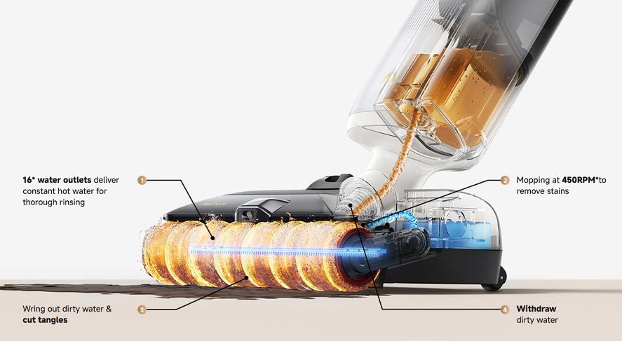 mova mova x4 pro 450w upright vacuum cleaner