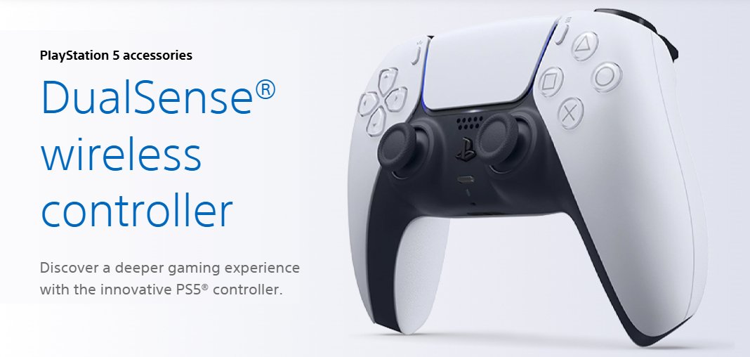 sony dualsense v3 playstation controller, black