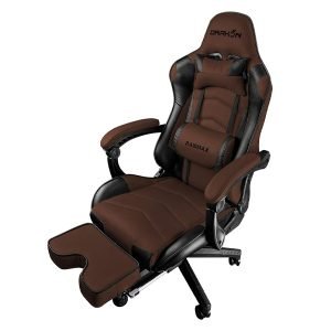 RAIDMAX Drakon DK709 Gaming Chair, PU Leather, Brown