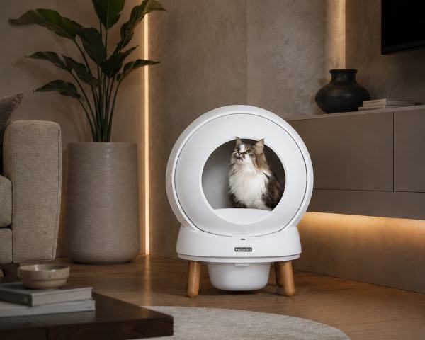 PETSAFE ZAL10-17986 Scoopfree Smartspin WH Litter Box 6 petsafe zal10-17986 scoopfree smartspin wh litter box