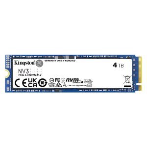 KINGSTON SNV3S/4000G 4TB Internal M.2 SSD, Type 2280, NVMe Drive