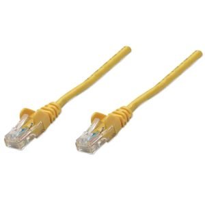 INTELLINET 318969 RJ45 Cat5e UTP Patch-Lead, 1.0m, Yellow