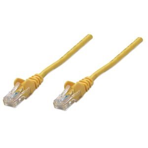 INTELLINET 319744 RJ45 Cat5e UTP Patch-Lead 2.0m, Male to Male, Yellow
