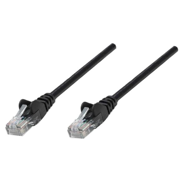 INTELLINET 342094 RJ45 Cat6 UTP Patch-Lead 7.5m, Male to Male, Black 1 intellinet 342094 rj45 cat6 utp patch-lead, 7.5m, black