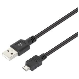 MANHATTAN 356855 USB Cable, 2.0m, Male to Male
