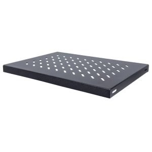 INTELLINET 712521 Accessory for Data Cabinet, Shelf, for 19'' racks, Fixed, 345mm, Black