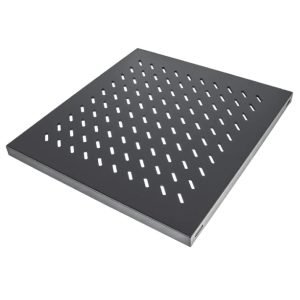 INTELLINET 712538 Accessory for Data Cabinet, Shelf, for 19'' racks, Fixed, 525mm, Black