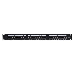 DataCabinet-Acc. 19" Patch-Panel FTP Cat6a 24Port Black Intellinet 720861