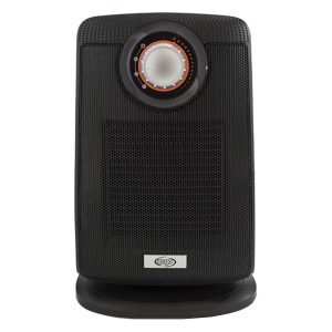 ARGO BEAT 1300/2000W Bathroom Heater, Free-Standing, IP21, Eco/Comfort, Black, H34.7xW22.2xD17.7 cm, 191070141