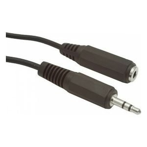 GBC 14.1545.10 3.5mm-M-Pin TO 3.5mm-F-Socket Extension Cable 5.0m
