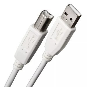 Cable - USB2.0 A to B - 2.0mtrs White GBC (59.6612.00)