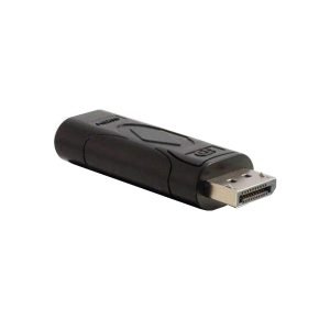 GBC 14285095 Display Port Video Adapter, Male to Female, DP to HDMI, FHD, Black