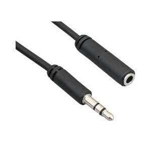 GBC 14.1545.03 3.5mm-M-Pin TO 3.5mm-F-Socket Extension Cable 3.0m