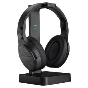 ISNATCH DHP2400H Over-Ear Wireless Headphones, Black