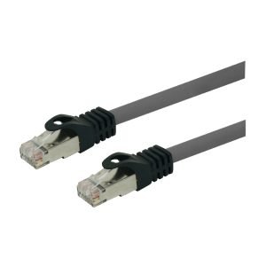 GBC 59662104 RJ45 Cat7 UTP Patch-Lead, 2.0m, S/FTP, Copper, Grey