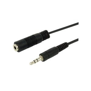 GBC 14.1545.08 3.5mm-M-Pin TO 3.5mm-F-Socket Extension Cable 10.0m