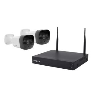 ISNATCH HEYNVR, Wireless 4*Channel Smart Video Recorder including 2*2MP Mini Bullet Cameras