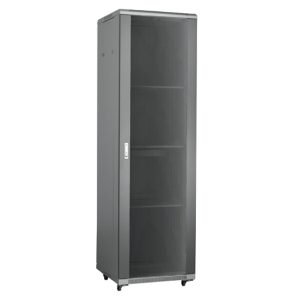 SKB 59.6322.90 19" 42U Network Cabinet Black Flatpack (H2055xW600xD800 mm), Including 4*Fans and 2*Shelves