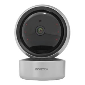 ISNATCH HeyCam Pro, 2K, 3MP, Motorized Pan/Tilt Indoor Wi-Fi Camera, IR Night Vision, Two-Way Audio, Motion Detection, Supports up to 128GB Micro-SD