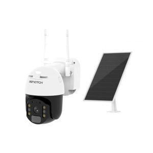 ISNATCH HeyCam Free+, FHD, 2MP, Battery Powered, Motorized Pan/Tilt Outdoor Wi-Fi IP Camera, Colour & IR Night Vision, Two-Way Audio, Motion Detection, Supports up to 64GB Micro-SD including Solar Panel