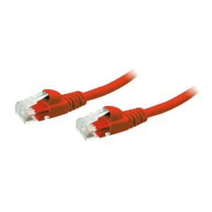 GBC 59661795/R RJ45 Cat6 UTP Patch-Lead, 1.0m, Red