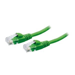 GBC 59661795/G RJ45 Cat6 UTP Patch-Lead, 1.0m, Green