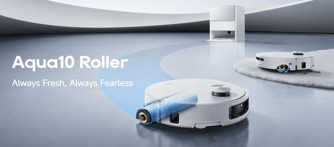 dreame aqua10 ultra roller complete wet & dry 30,000pa robot vacuum cleaner