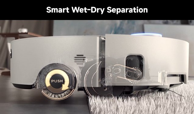 dreame aqua10 ultra roller complete wet & dry 30,000pa robot vacuum cleaner