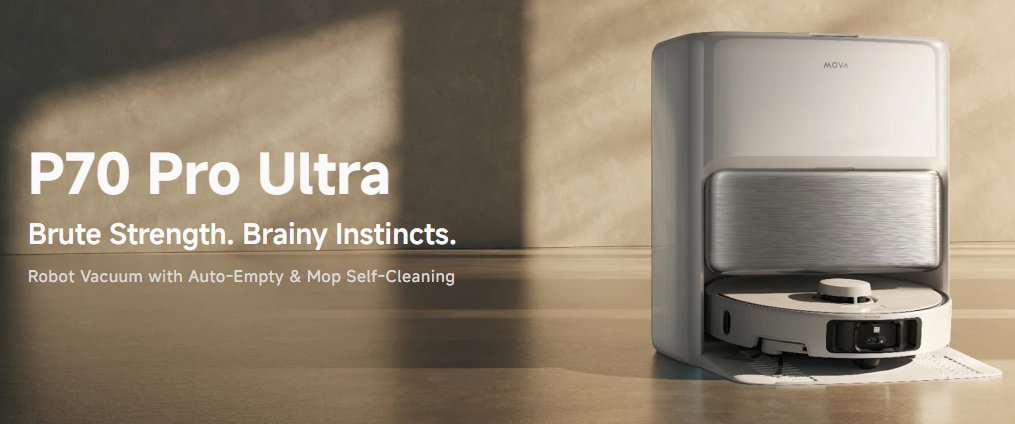 mova p70 pro ultra wet & dry 30,000pa robot vacuum cleaner