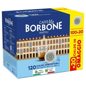 CAFFEBORBONE Miscela Decisa Nera ESE Pods, Accessory for Coffee Machine