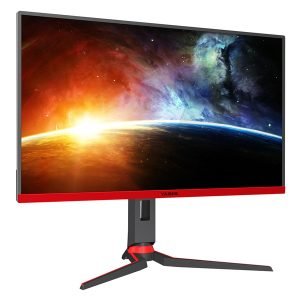 YASHI YZ2727 27'' Quad-HD LED Monitor TN-Panel, 165Hz, Frameless, Height-Adjustable, 1ms, 2*DP/2*HDMI, Black/Red