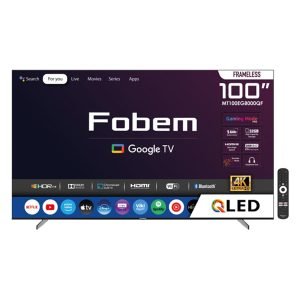 Black Friday 5 fobem mt100eg8000qf 100'' 4k ultra hd google tv qled tv