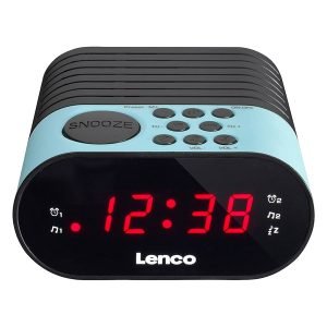 LENCO CR-07-BK/BU Alarm Clock