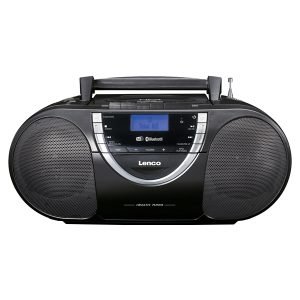 LENCO SCD-6900BK Digital Radio, Portable, DAB+, Bluetooth, FM/CD, Black, H26.0xW37.0xD20.0 cm