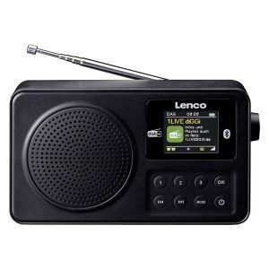 LENCO PDR-033BK Digital Radio, Black